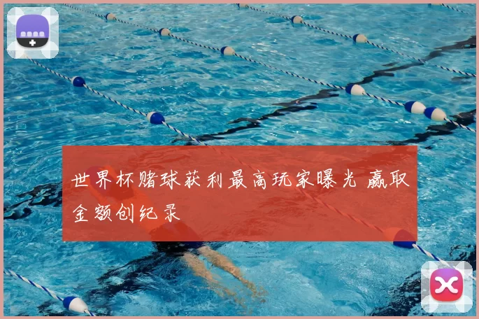 世界杯赌球获利最高玩家曝光 赢取金额创纪录