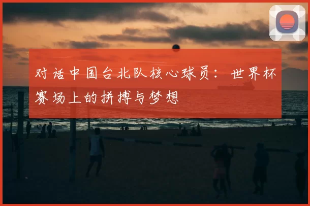 对话中国台北队核心球员：世界杯赛场上的拼搏与梦想